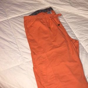 HeartSoul Large tangerine/sherbet cargo pant.
